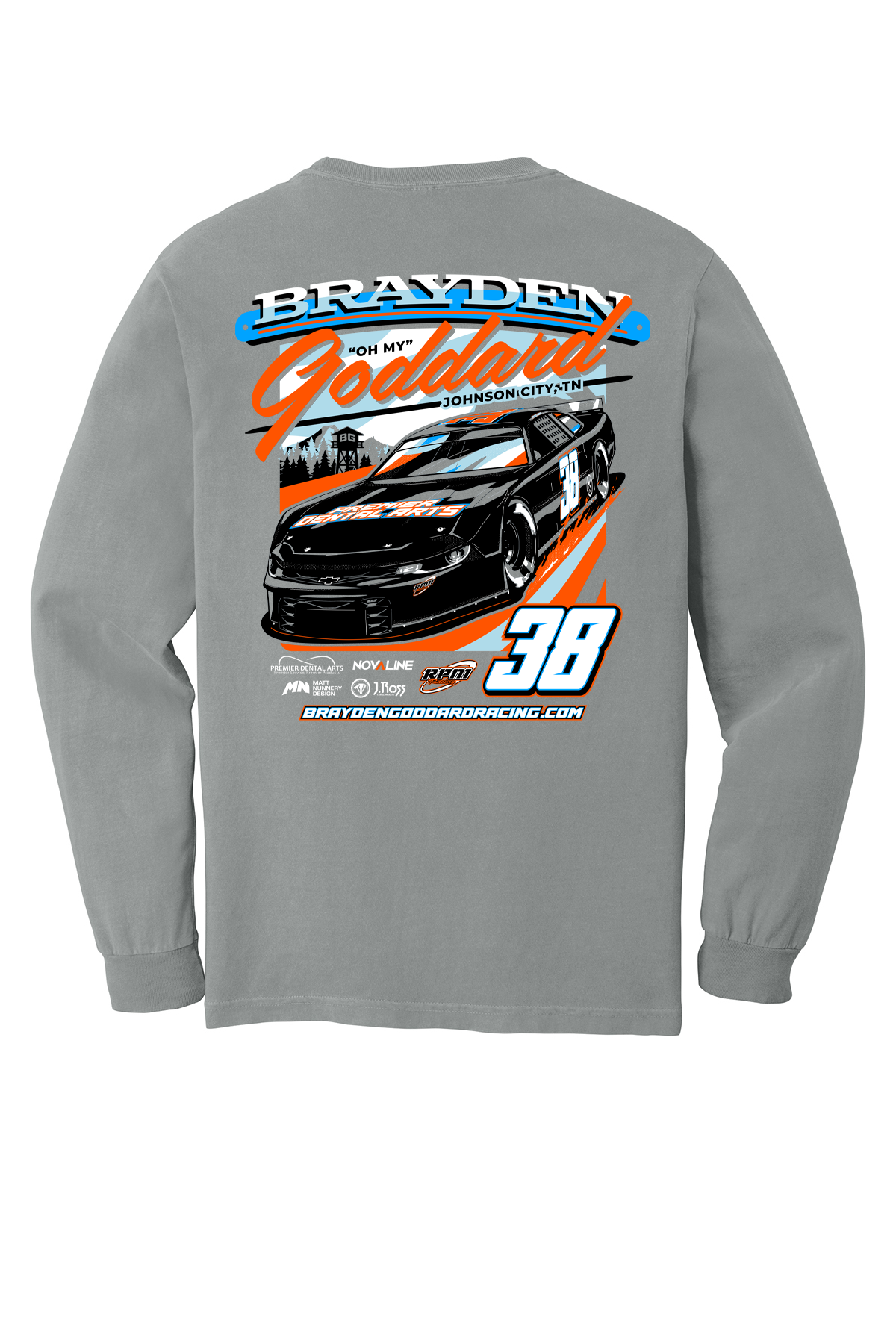 Brayden Goddard Graphic Comfort Colors Long Sleeve