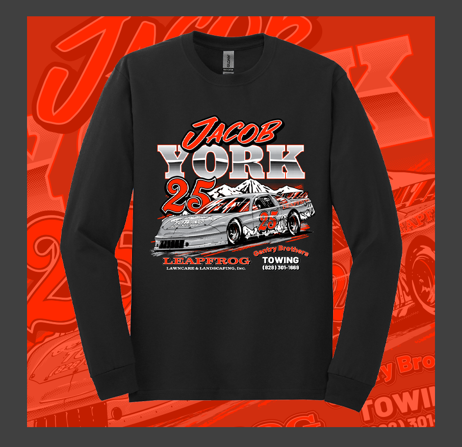 Jacob York "25 Car" Graphic Long Sleeve