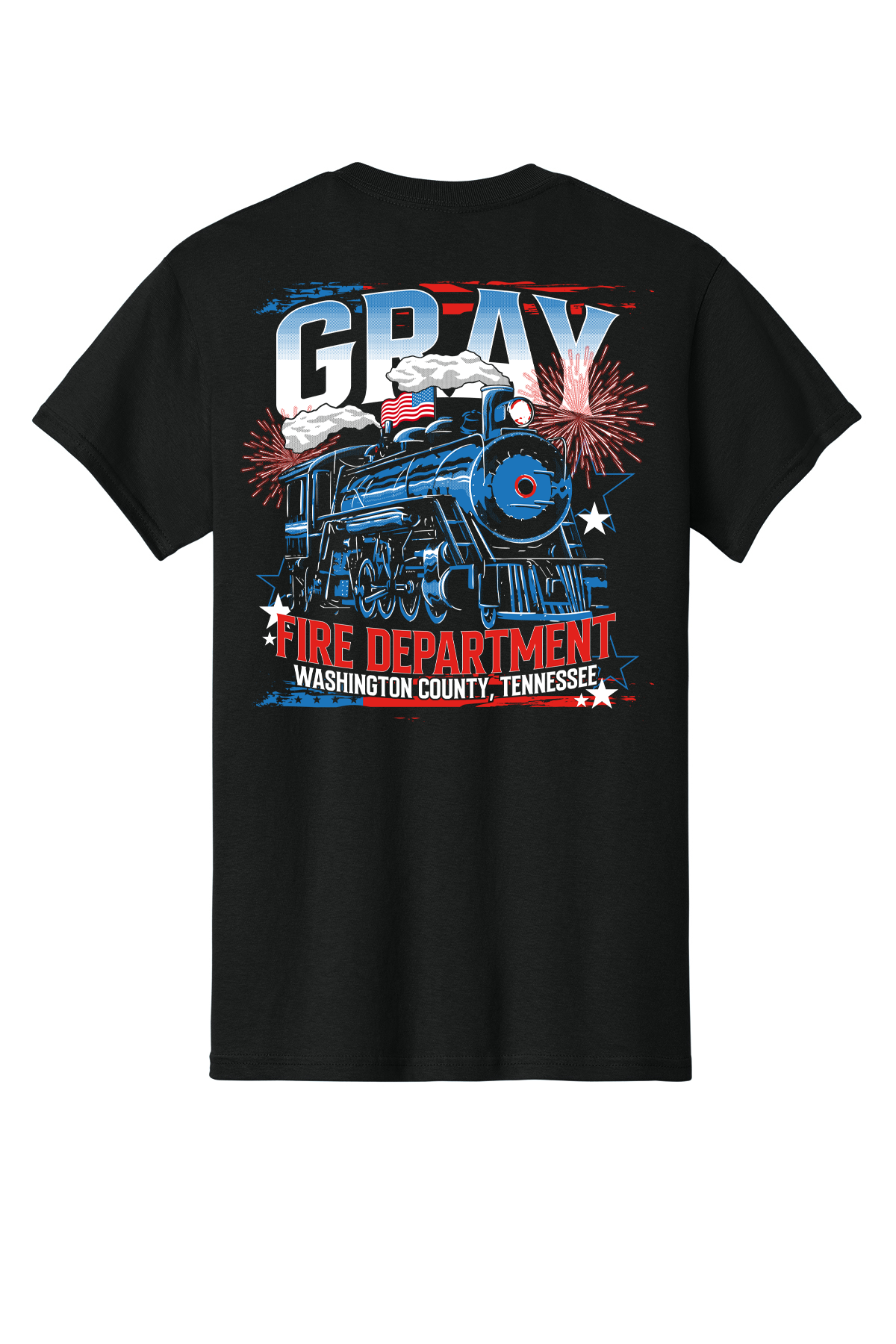 Gray Fire Department Softstyle T-Shirt