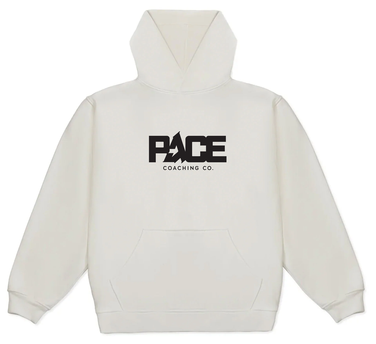 PACE Coaching White Oversized Hoodie