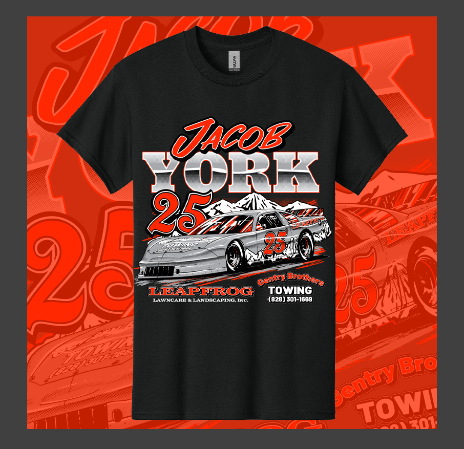 Jacob York  "25 Car" Graphic T Shirt