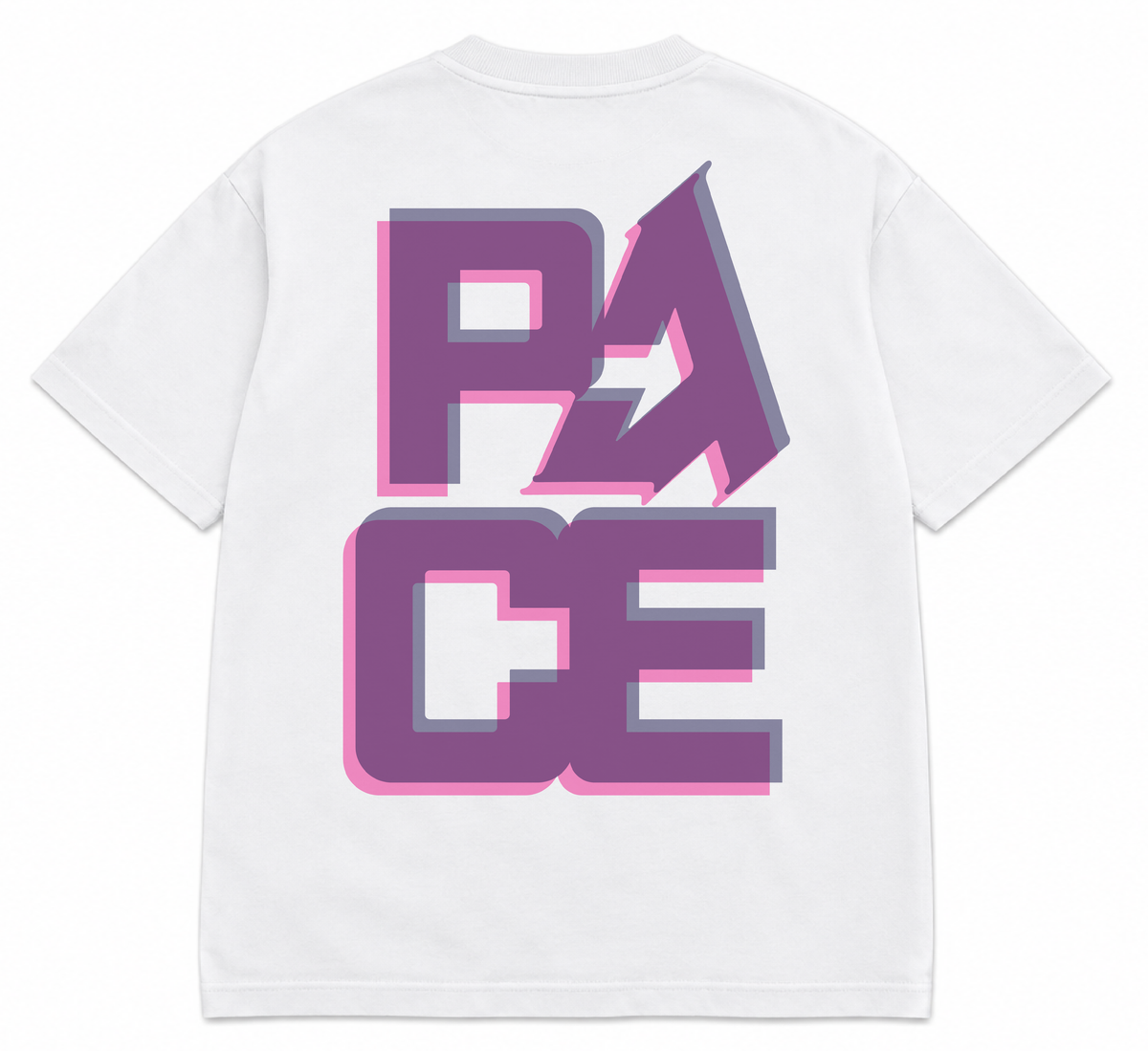 PACE Coaching White Oversized T Shirt